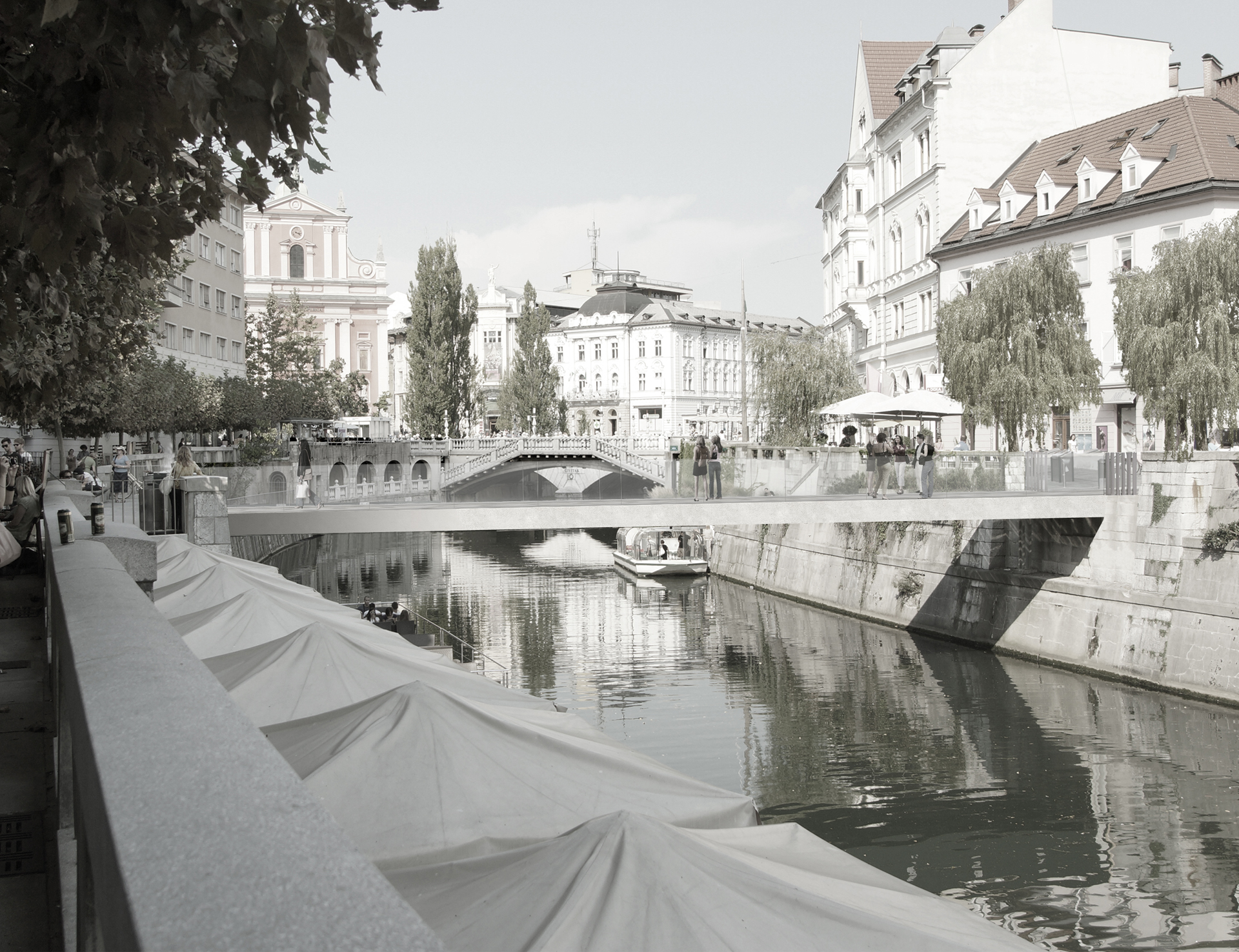 Footbridge in Ljubljana / Arhitektura d.o.o.